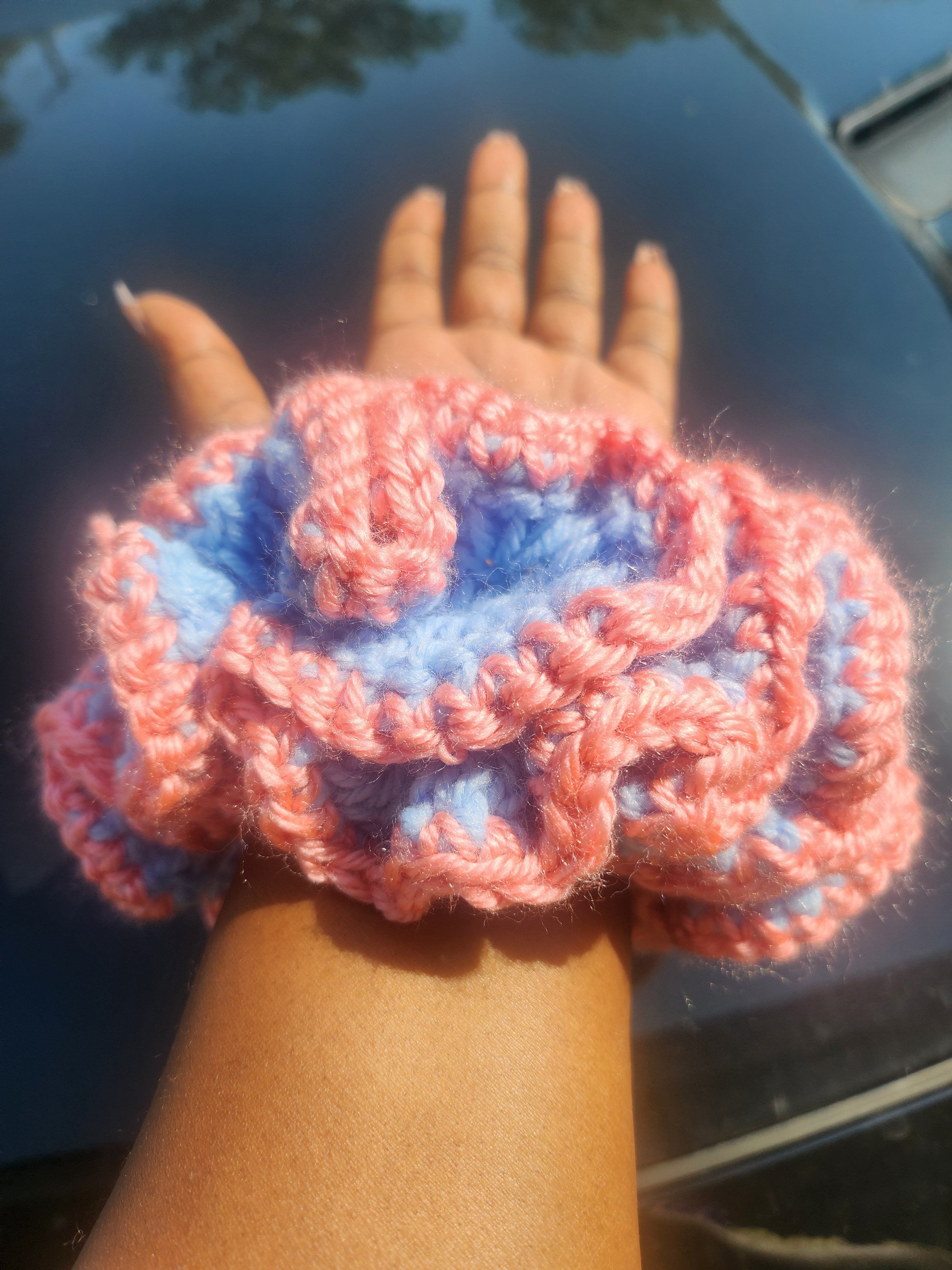 Flower Bomb Scrunchie