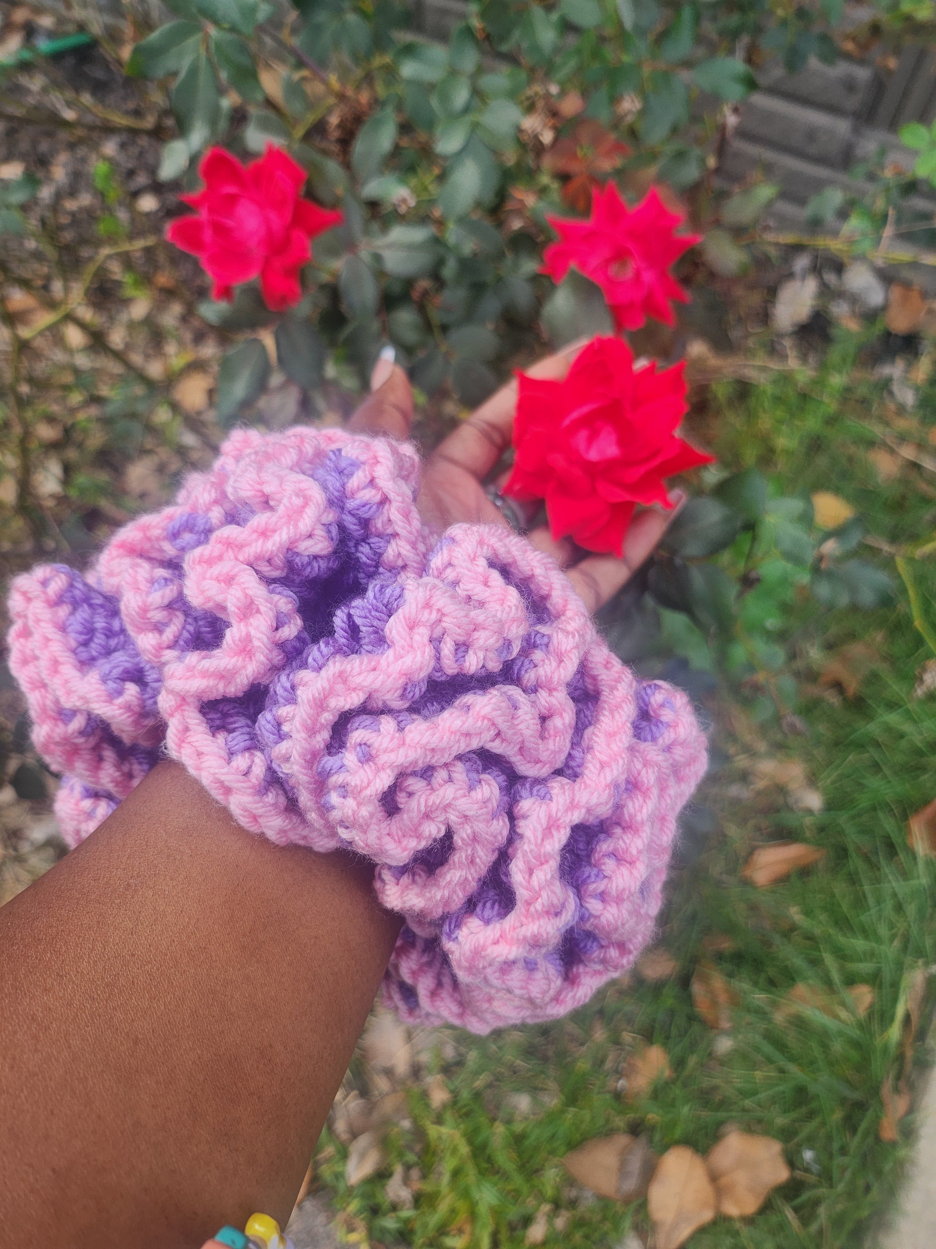 Flower Bomb Scrunchie