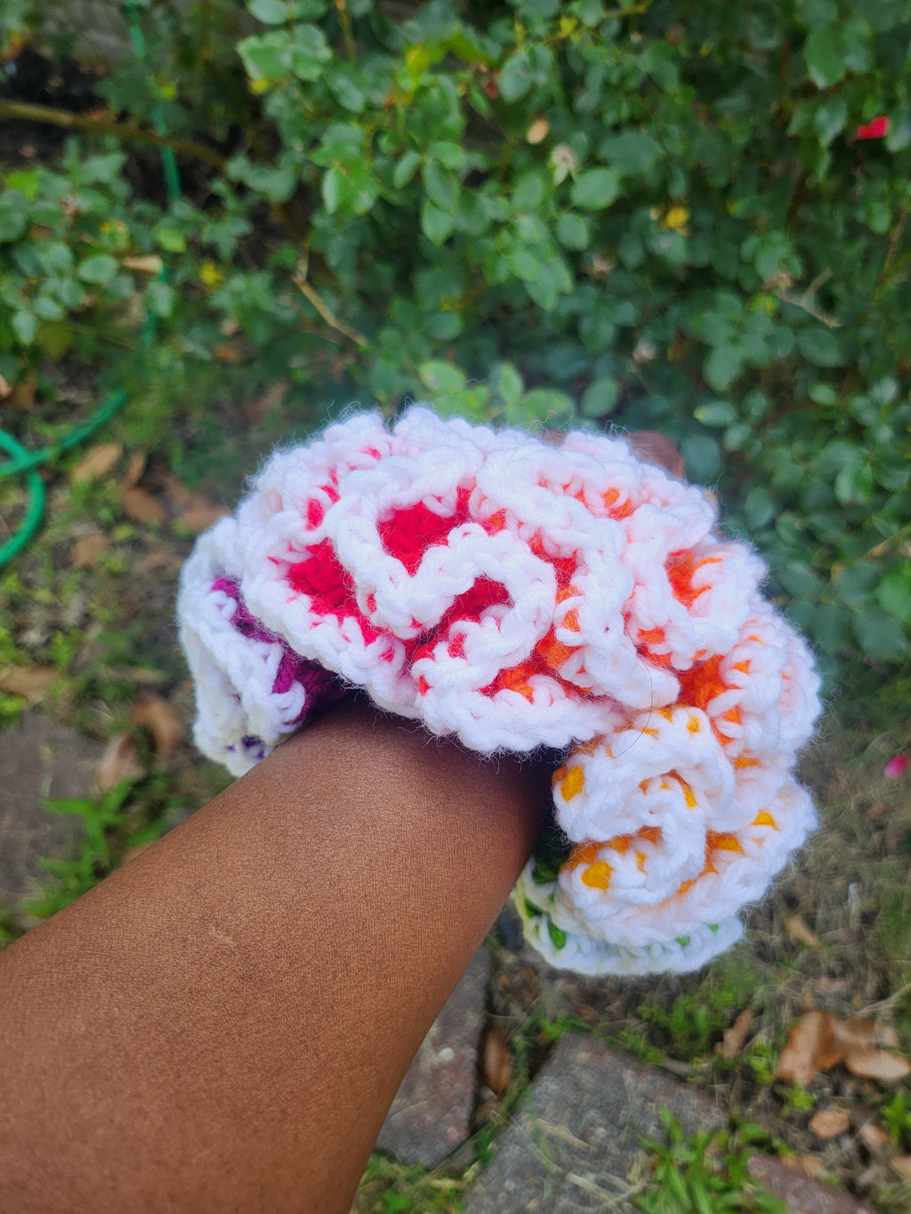 Flower Bomb Scrunchie