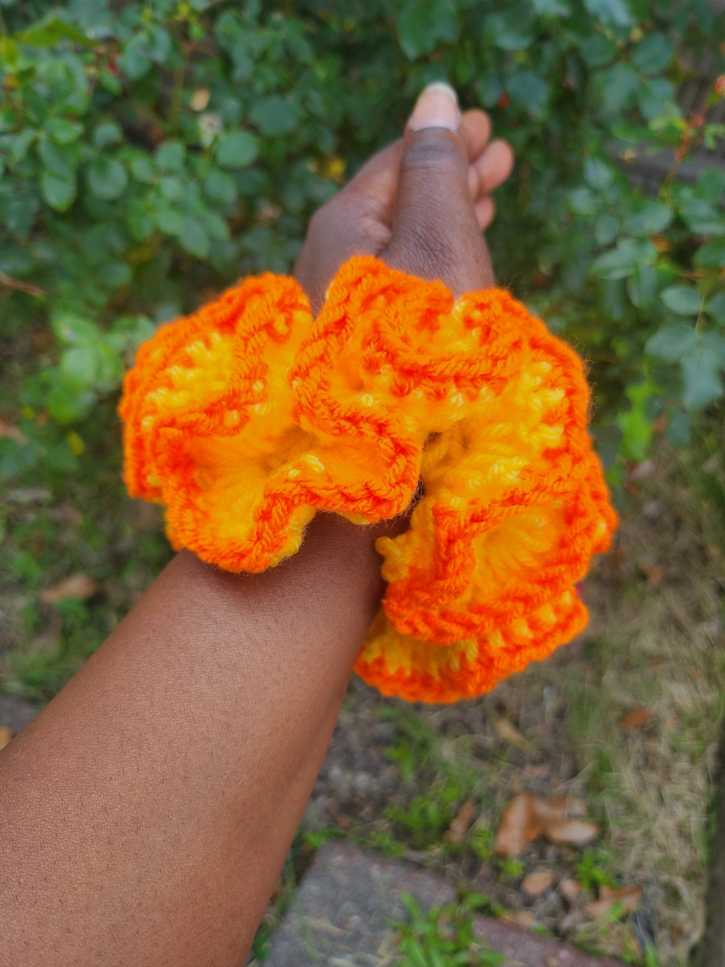 Flower Bomb Scrunchie
